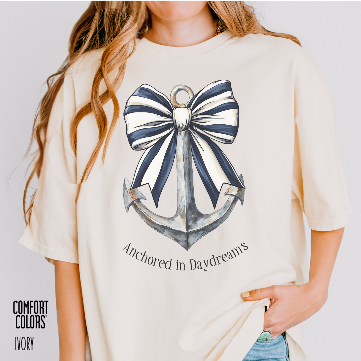 Anchored in Daydreams Coquette Tee