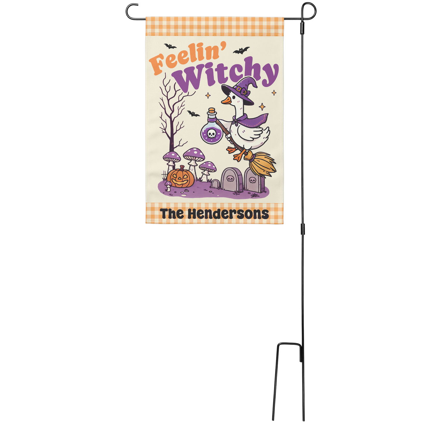 Personalized Halloween Garden Flag | 4 Designs