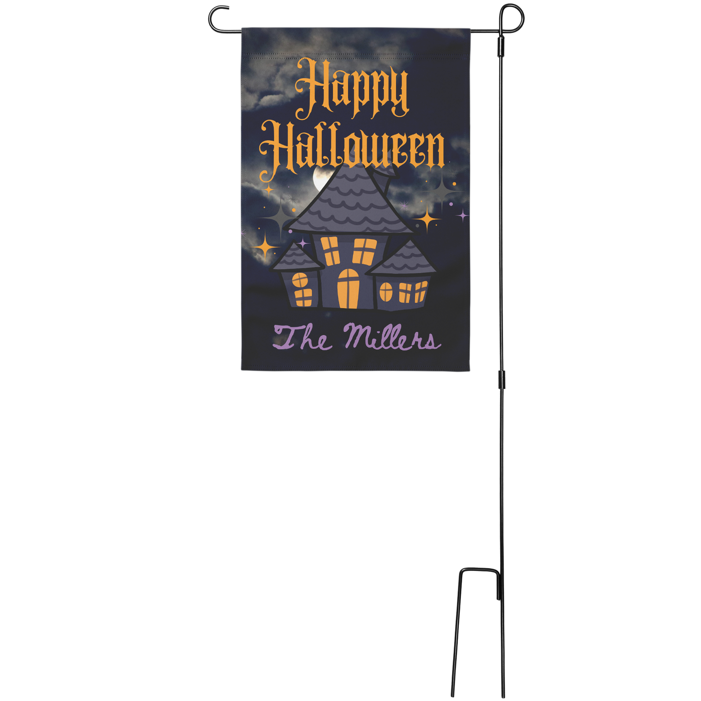 Personalized Halloween Garden Flag | 4 Designs