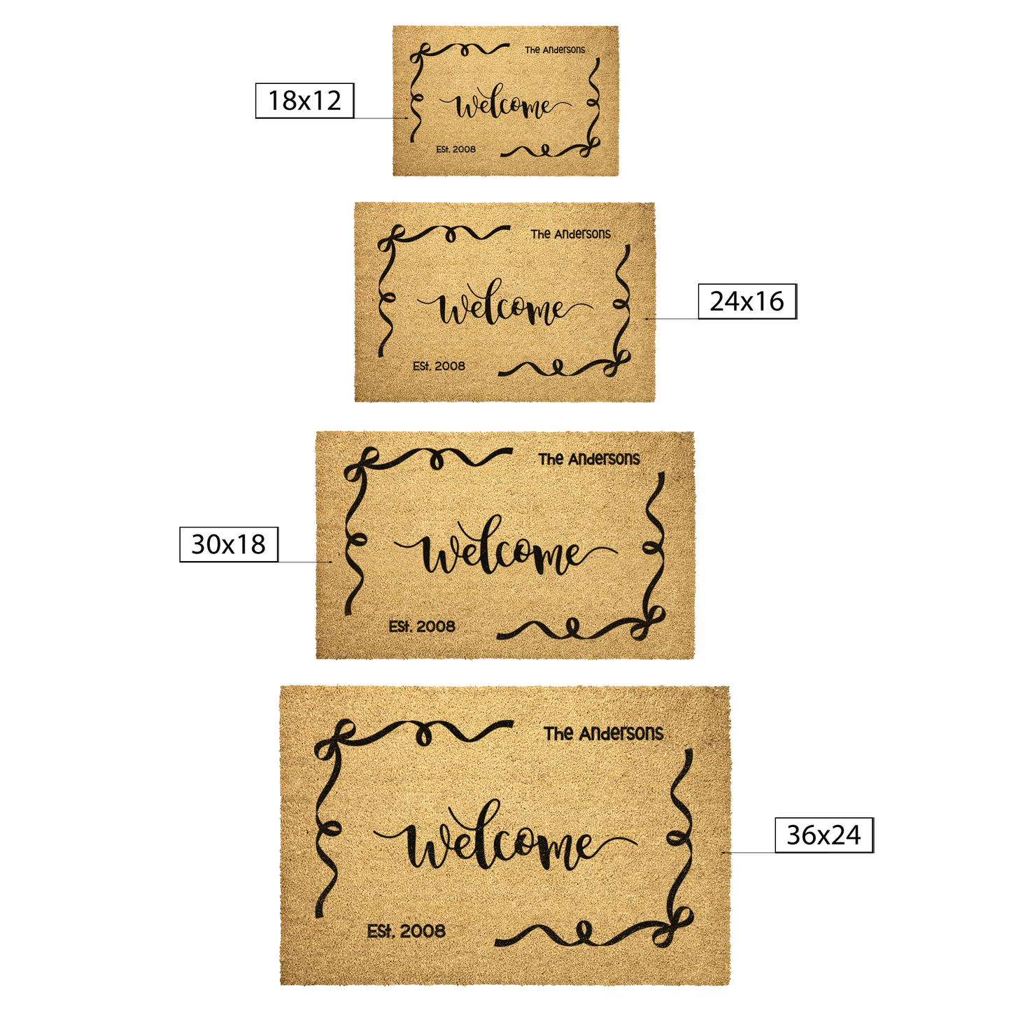 Coquette Welcome Doormat