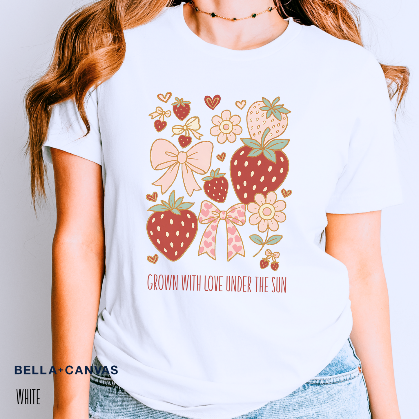 Personalized Sun-kissed Berry Coquette Tee
