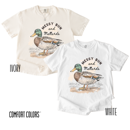Messy Bun and Mallards Personalized Shirt