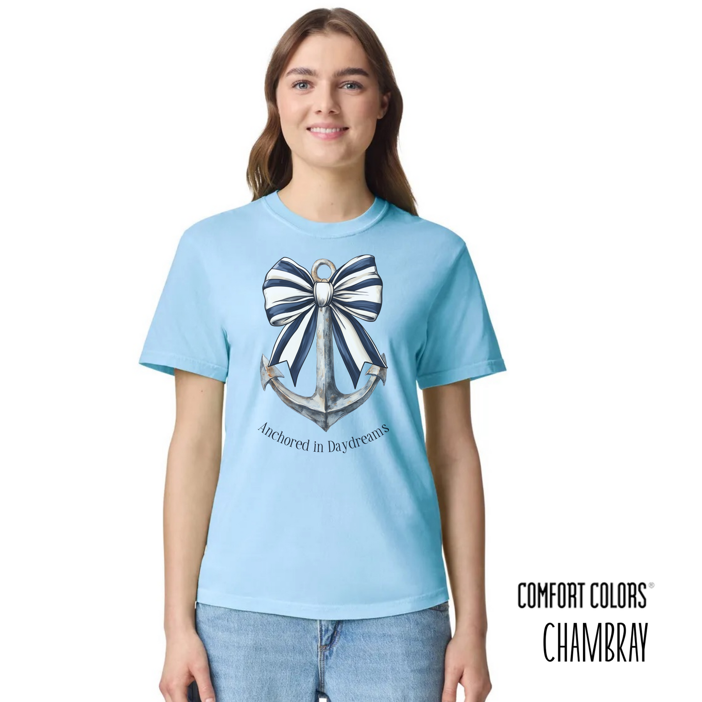 Anchored in Daydreams Coquette Tee