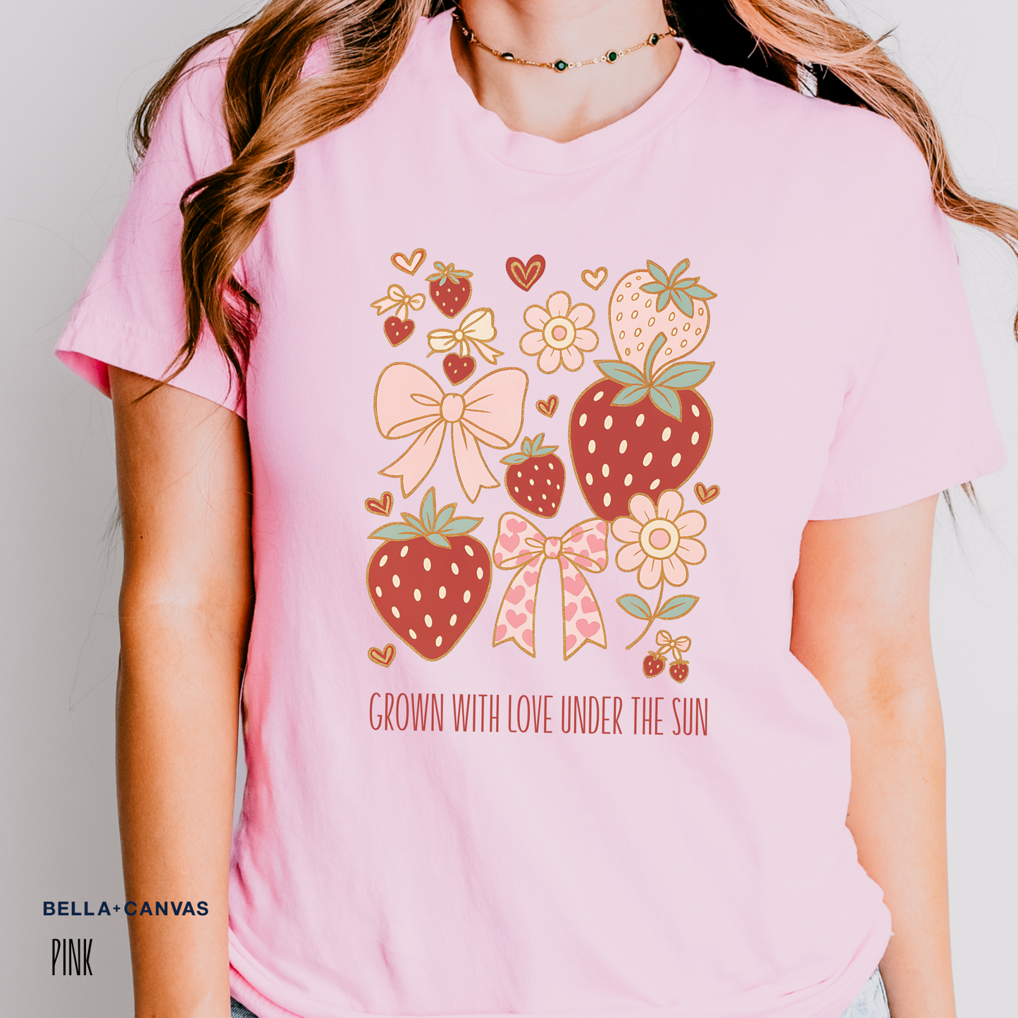 Personalized Sun-kissed Berry Coquette Tee