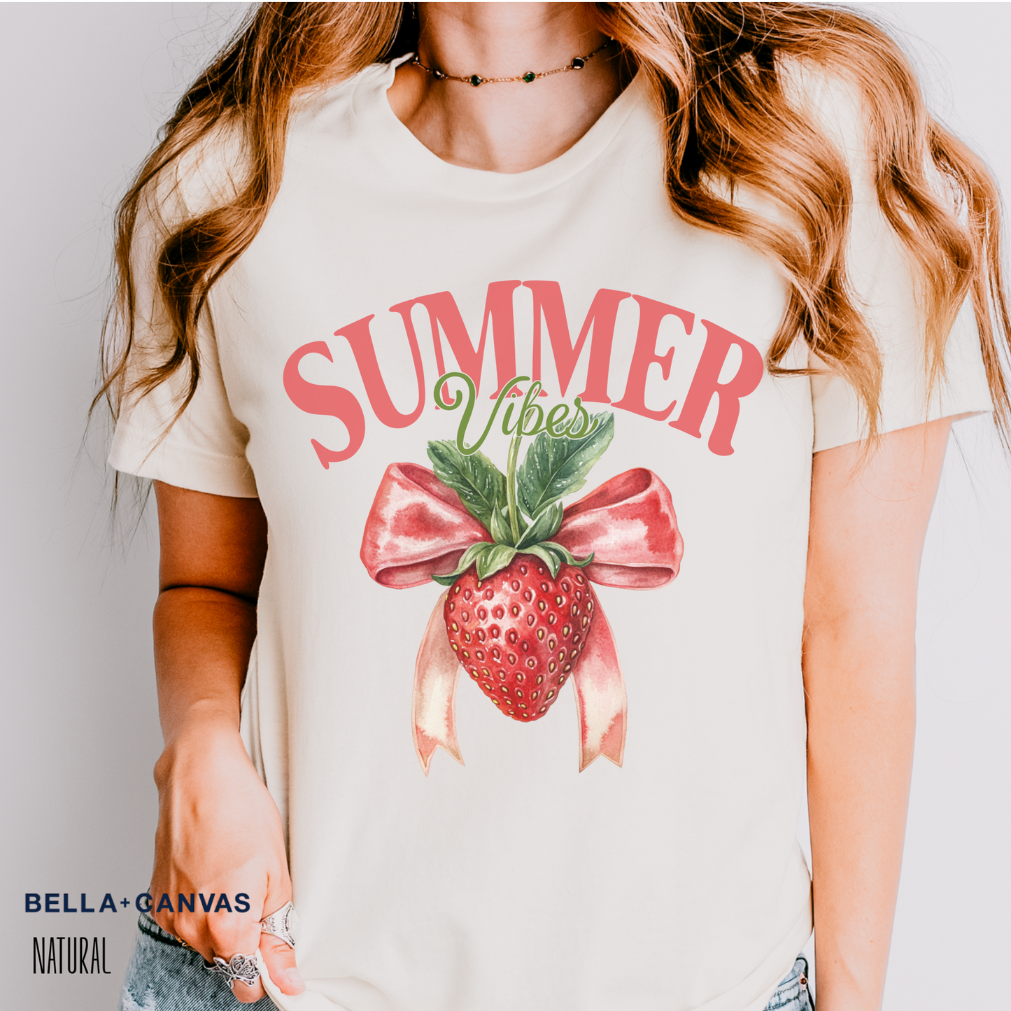Berry Sweet Summer Vibes Coquette Tee