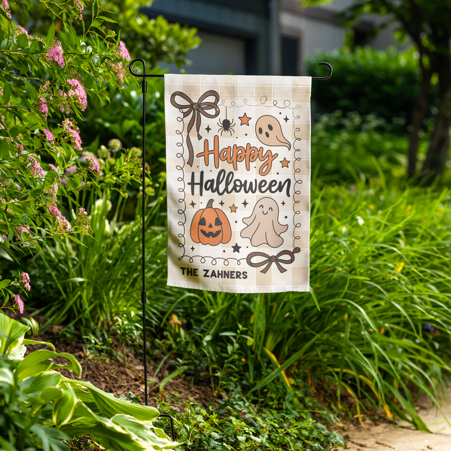 Personalized Halloween Garden Flag | 4 Designs