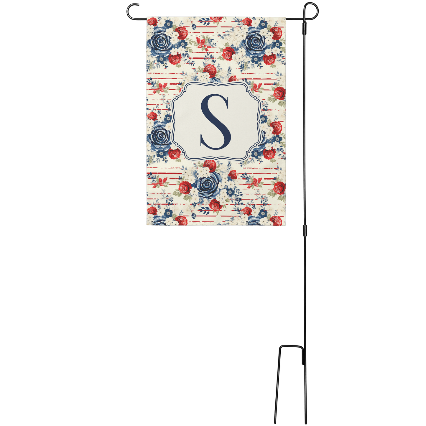 Americana Bloom Patriotic Garden Flags