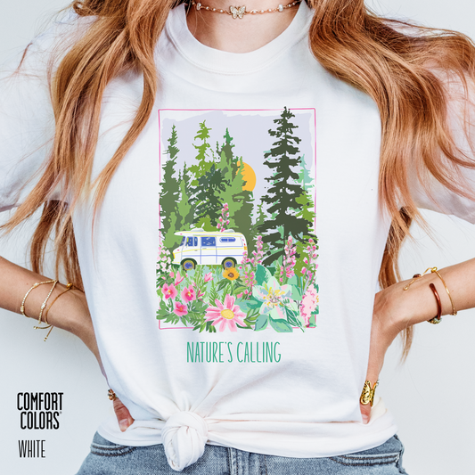 The Forest Blooms Back Camping Shirt