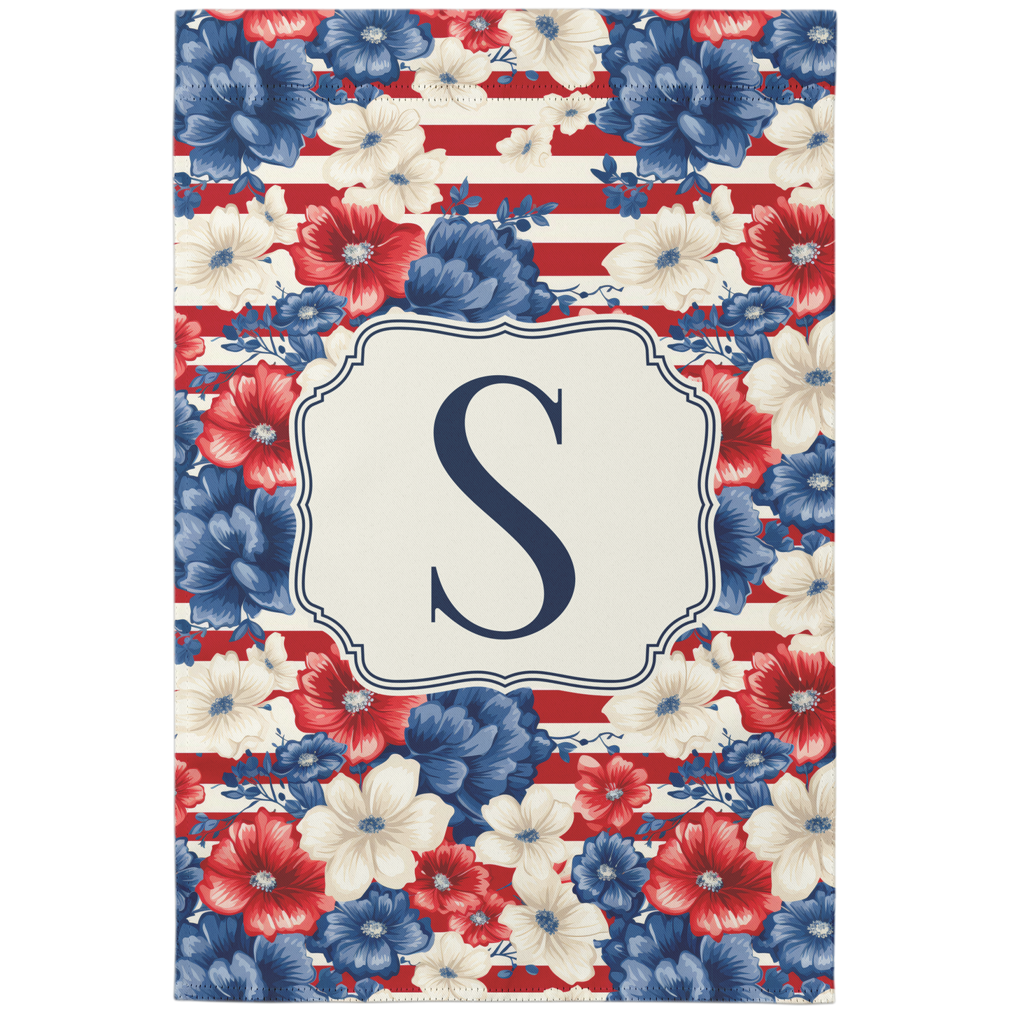 Americana Bloom Patriotic Garden Flags
