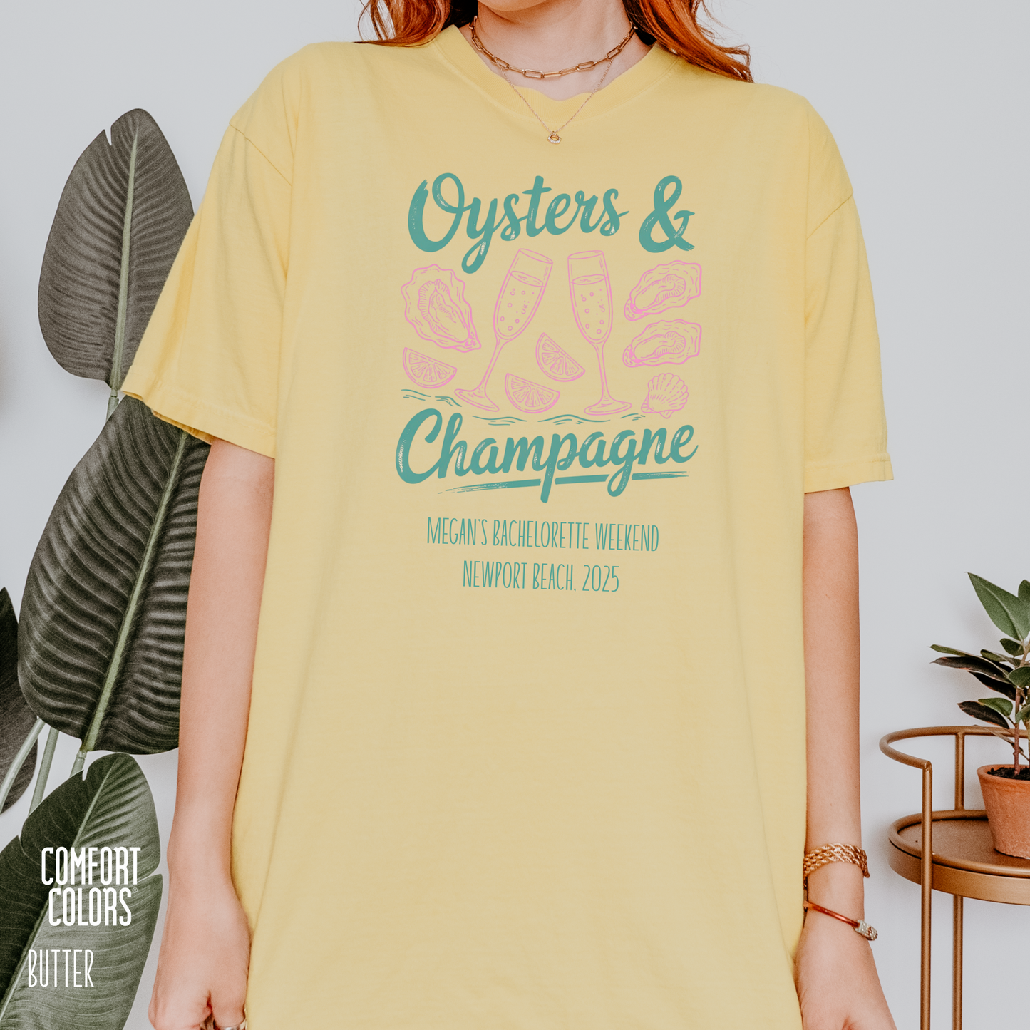Oysters & Champagne Personalized Shirt