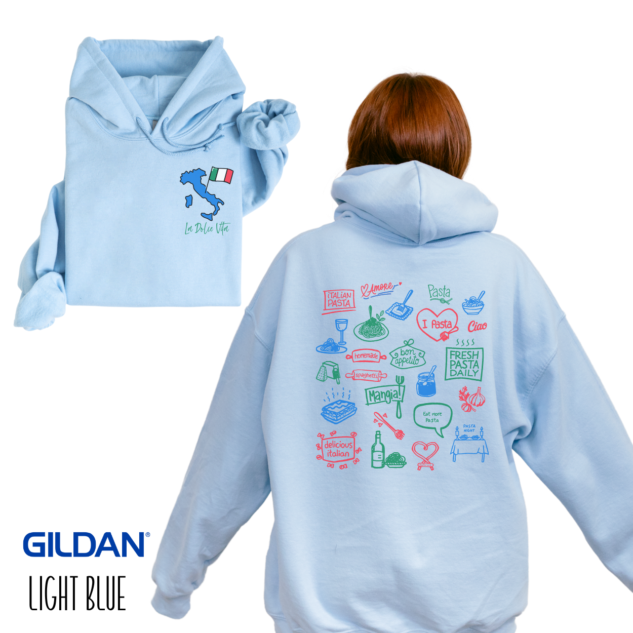 La Dolce Italian Hooded Sweatshirt