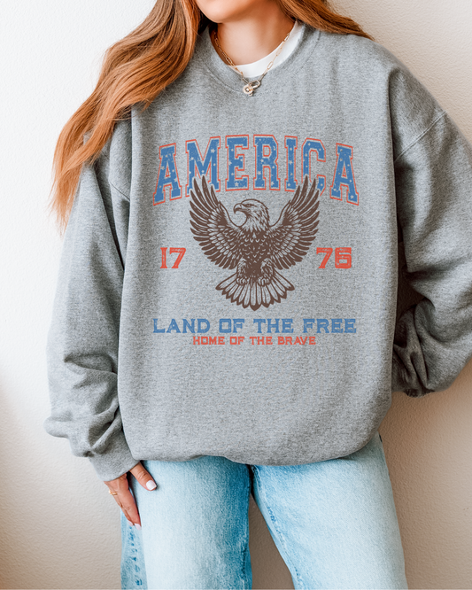 America Land of the Free Sweatshirt