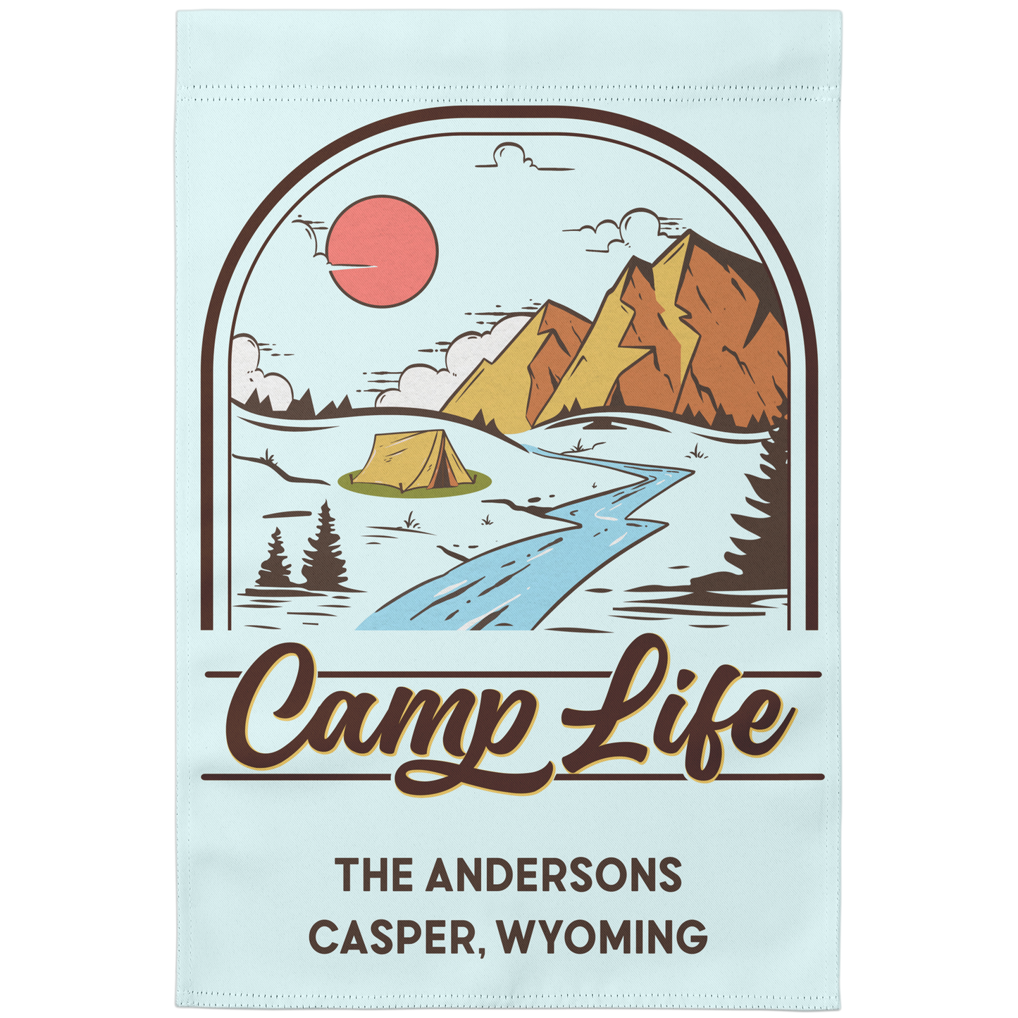 Personalized Camping Flag | 3 Designs