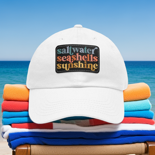 Saltwater, Seashells & Sunshine Dad Hat