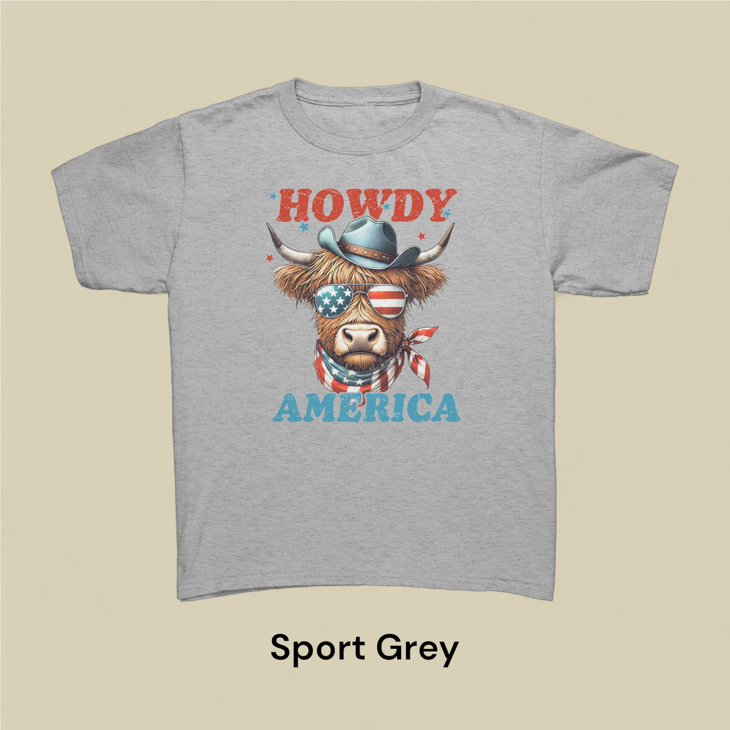 Howdy America Youth Tee