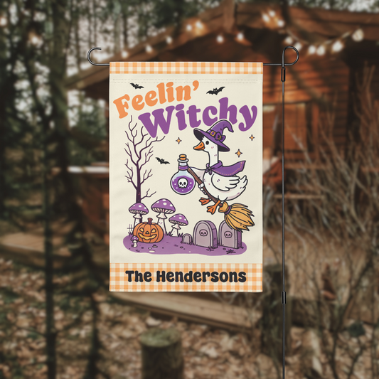 Personalized Halloween Garden Flag | 4 Designs