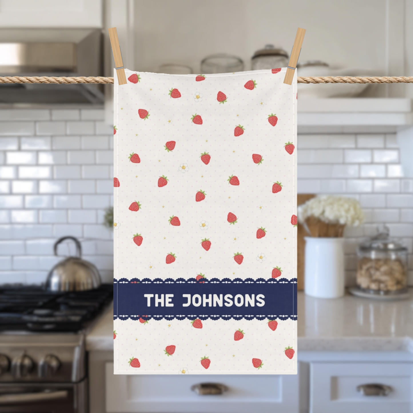 Berry Sweet Custom Tea Towels (cotton, poly)