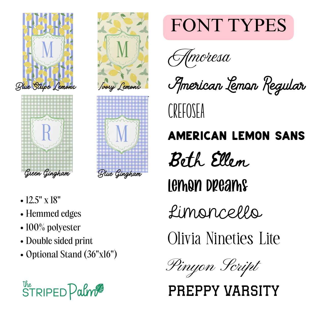 The Sweet Crest Garden Flag Collection