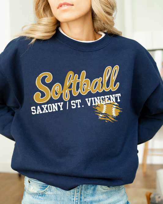 Softball Saxony/St. Vincent Crusaders Pullover
