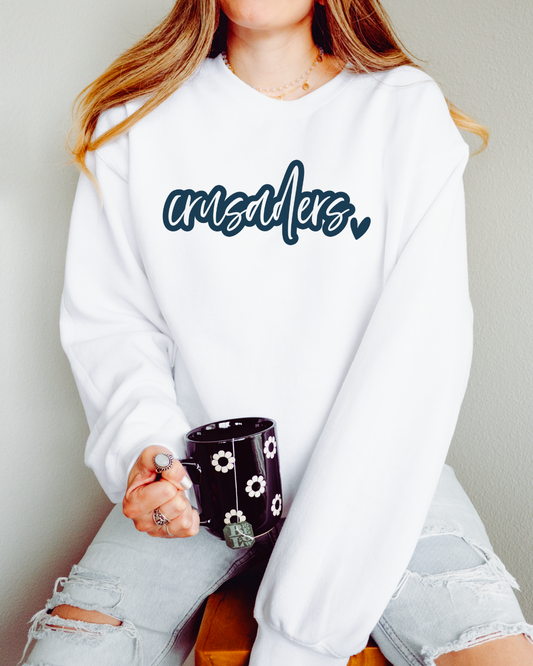 Crusaders Pullover on White