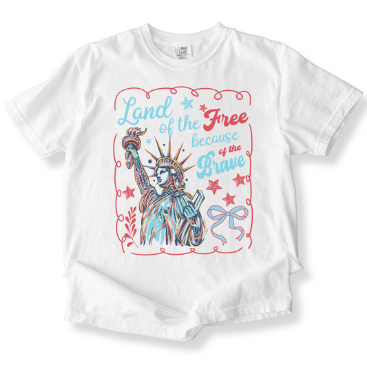 Land of the Free Coquette T-Shirt