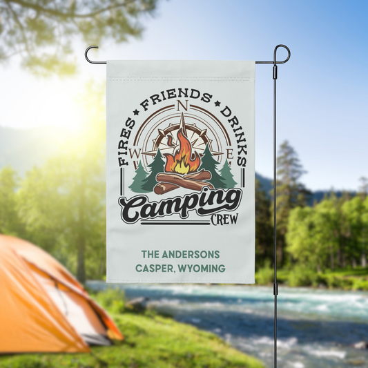 Personalized Camping Flag | 3 Designs