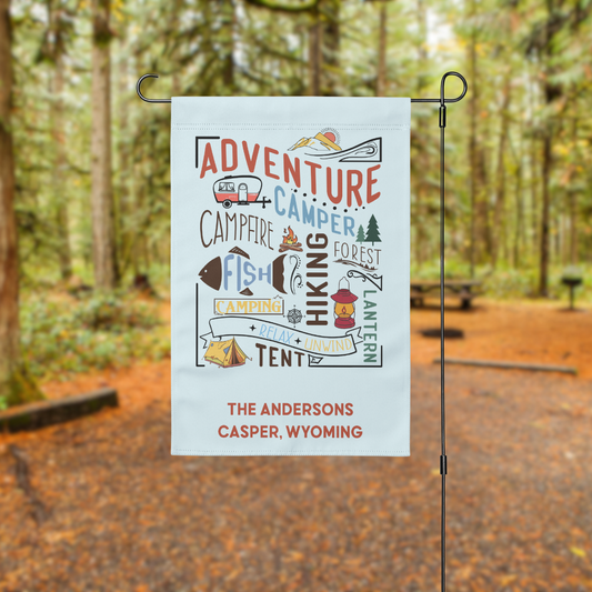 Personalized Camping Flag | 3 Designs
