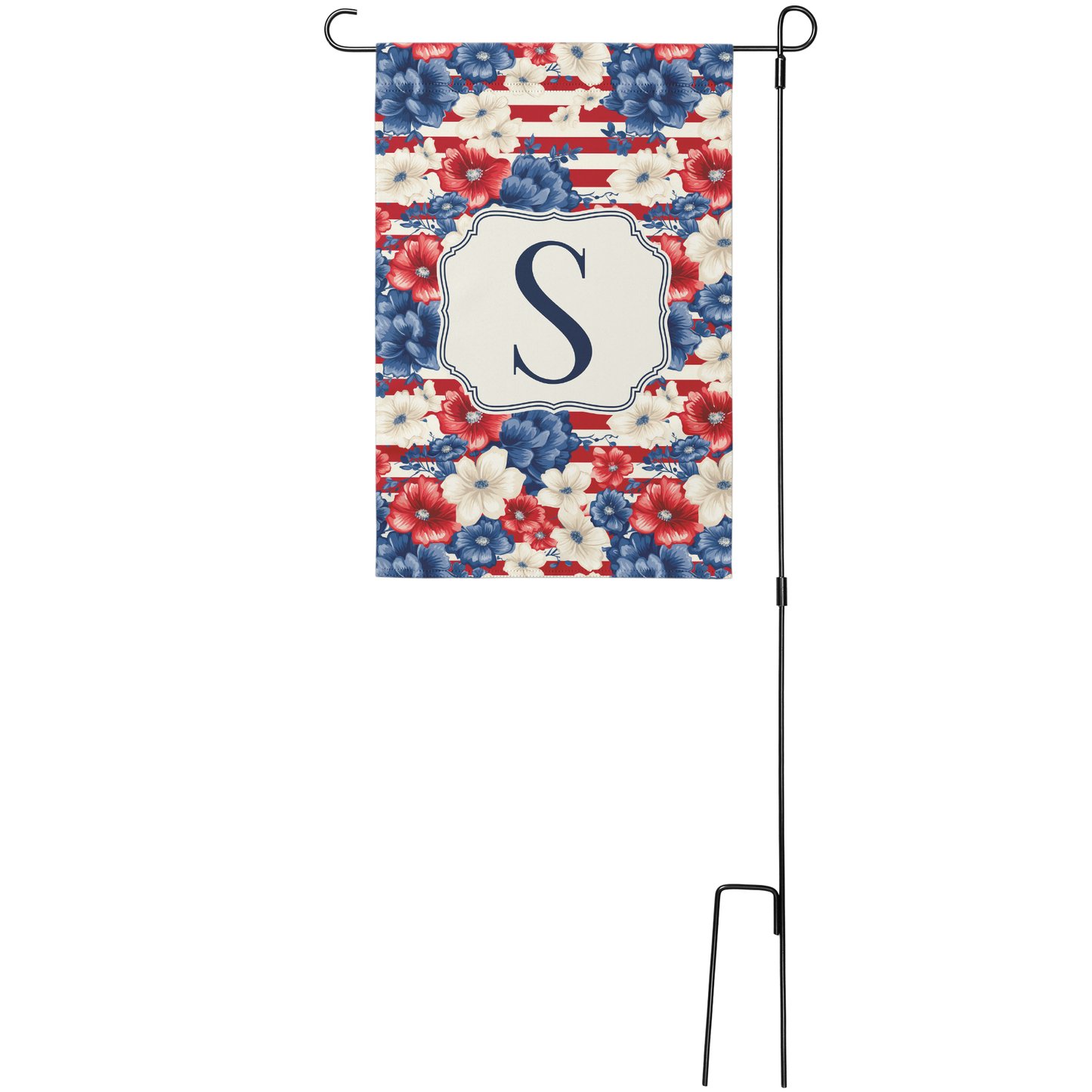 Americana Bloom Patriotic Garden Flags