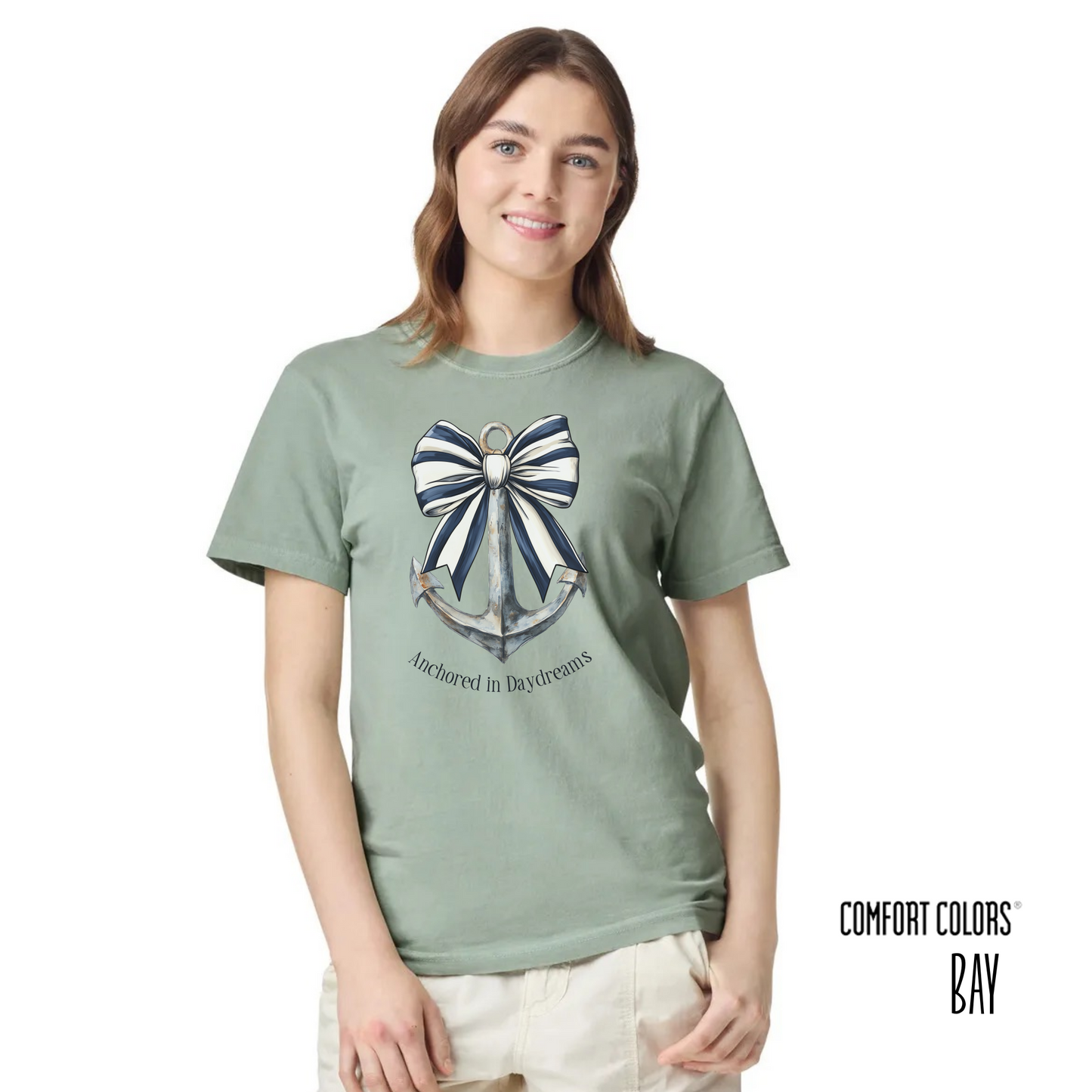 Anchored in Daydreams Coquette Tee