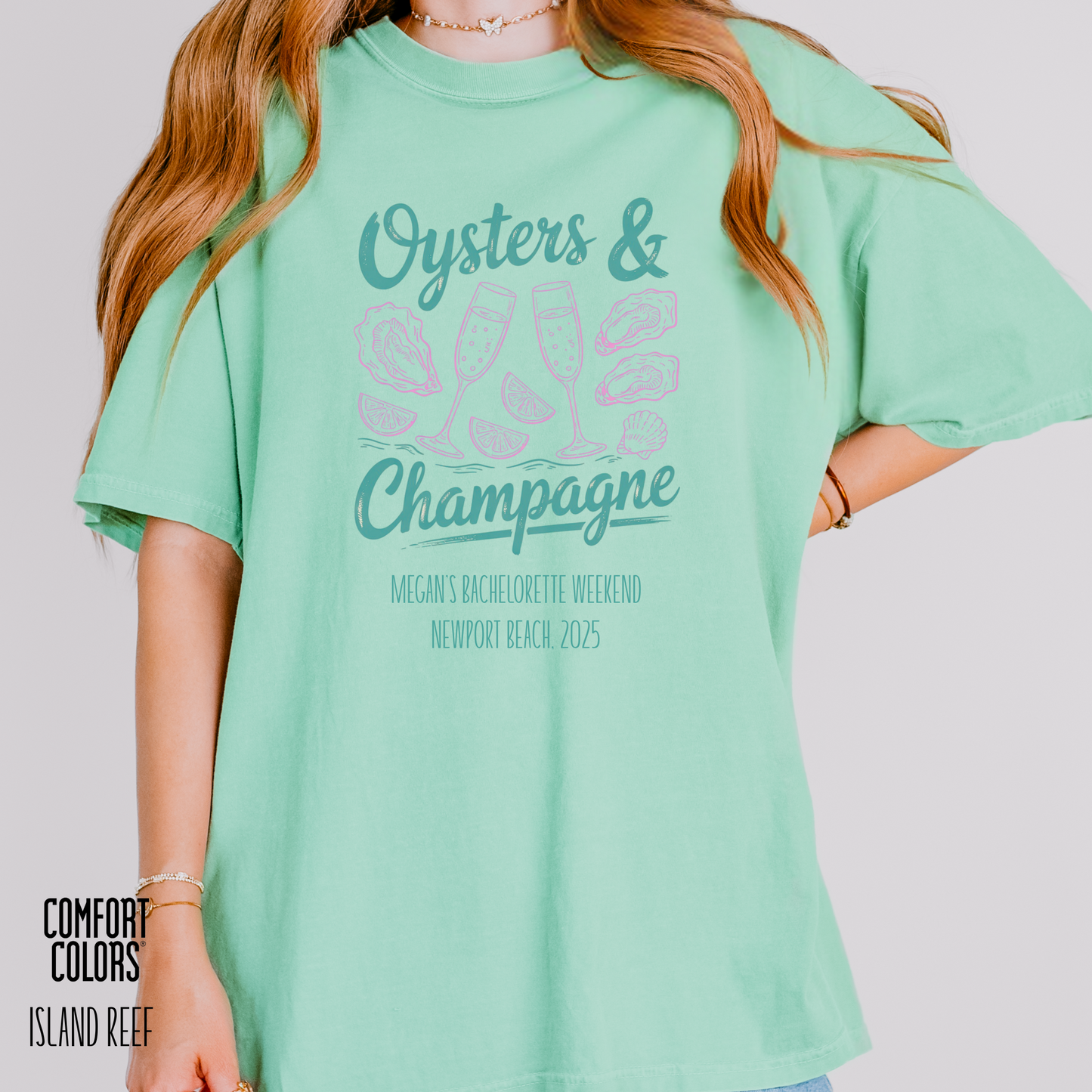 Oysters & Champagne Personalized Shirt