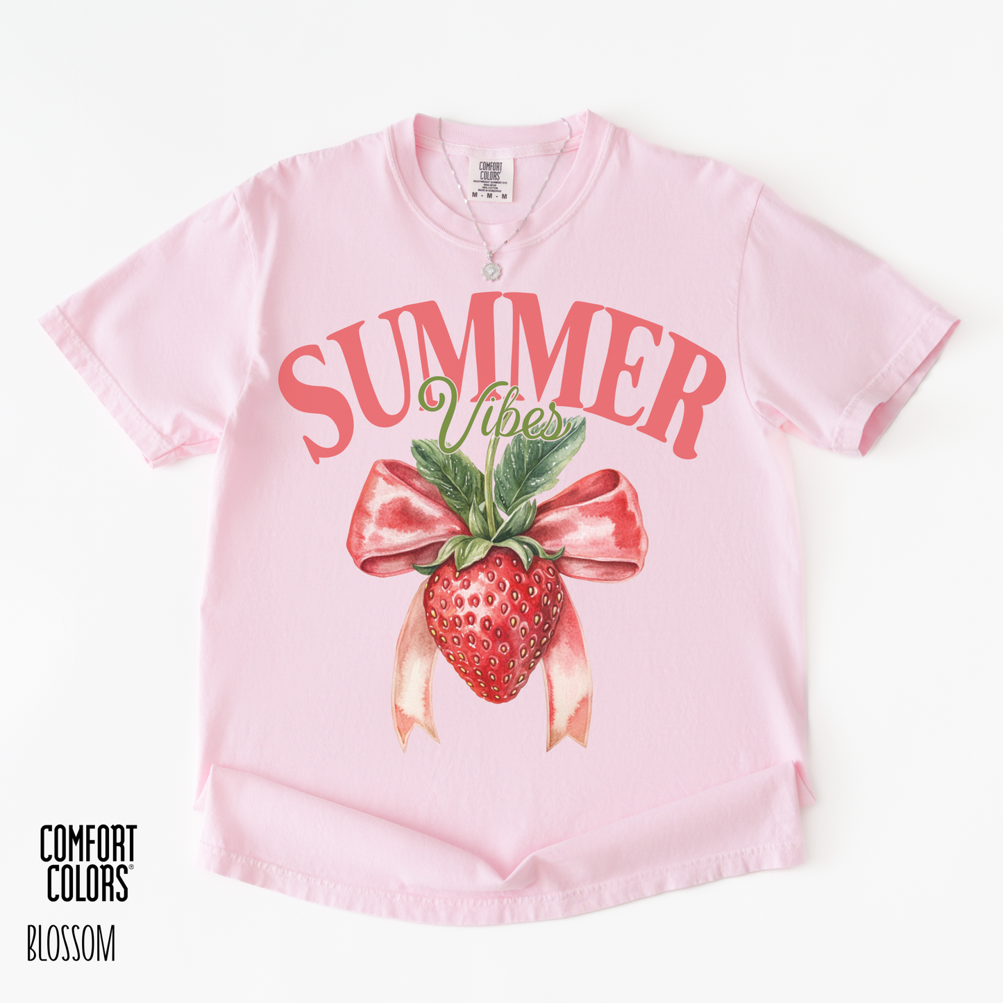 Berry Sweet Summer Vibes Coquette Tee