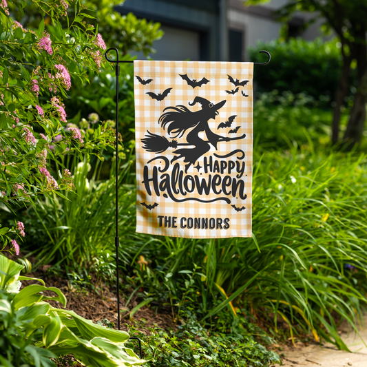 Personalized Halloween Garden Flag | 4 Designs