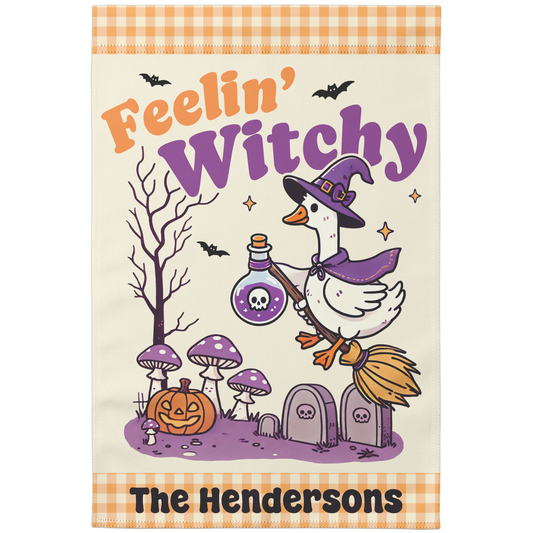 Personalized Halloween Garden Flag | 4 Designs
