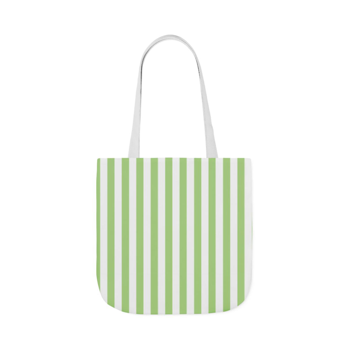 Striped Monogram Tote Bag