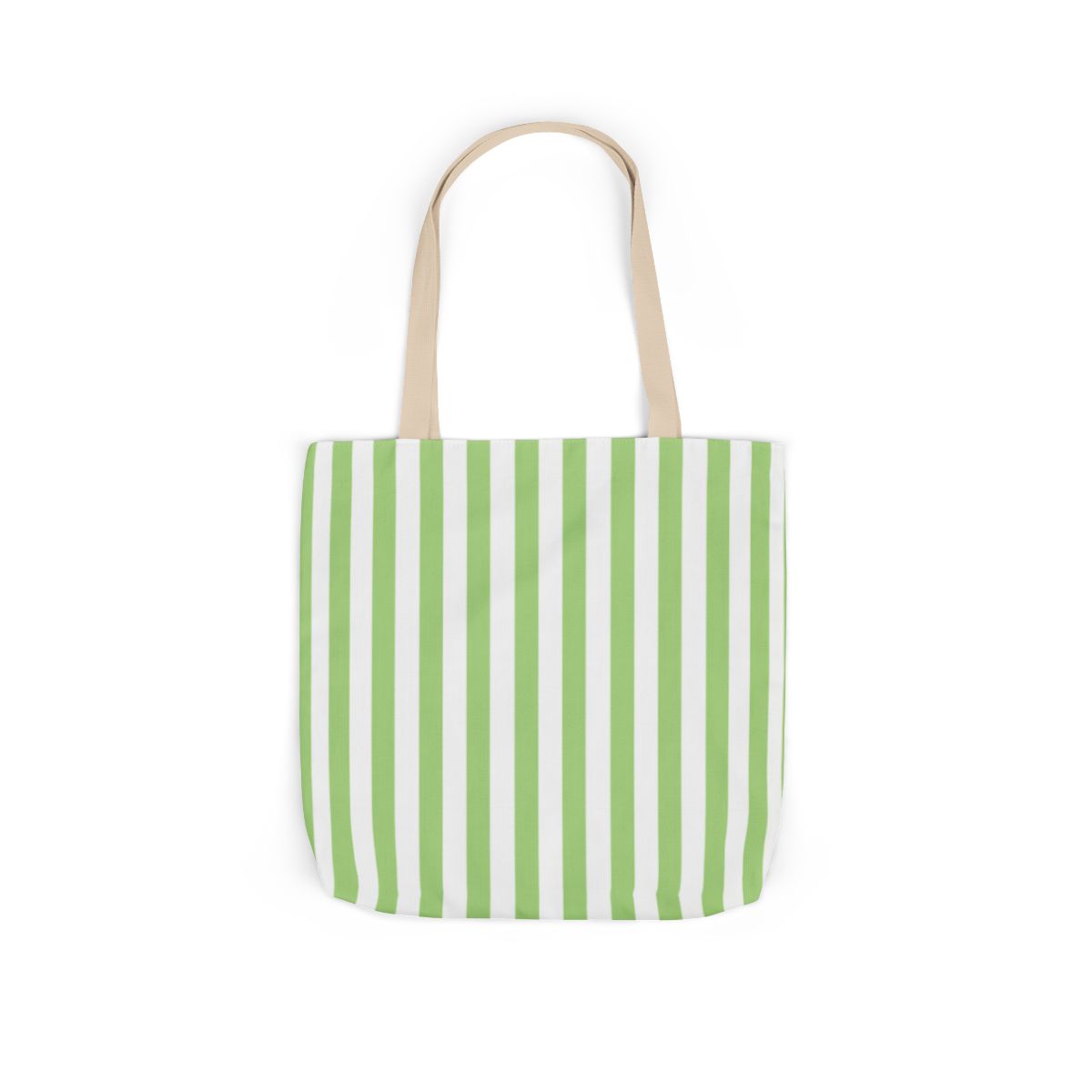 Striped Monogram Tote Bag