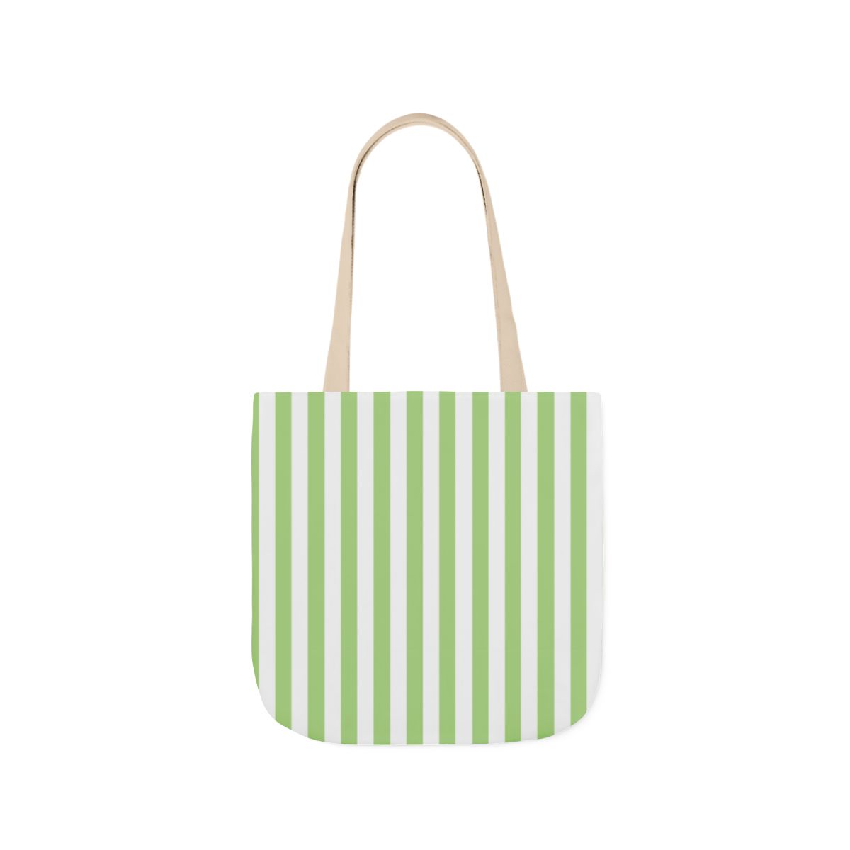 Striped Monogram Tote Bag