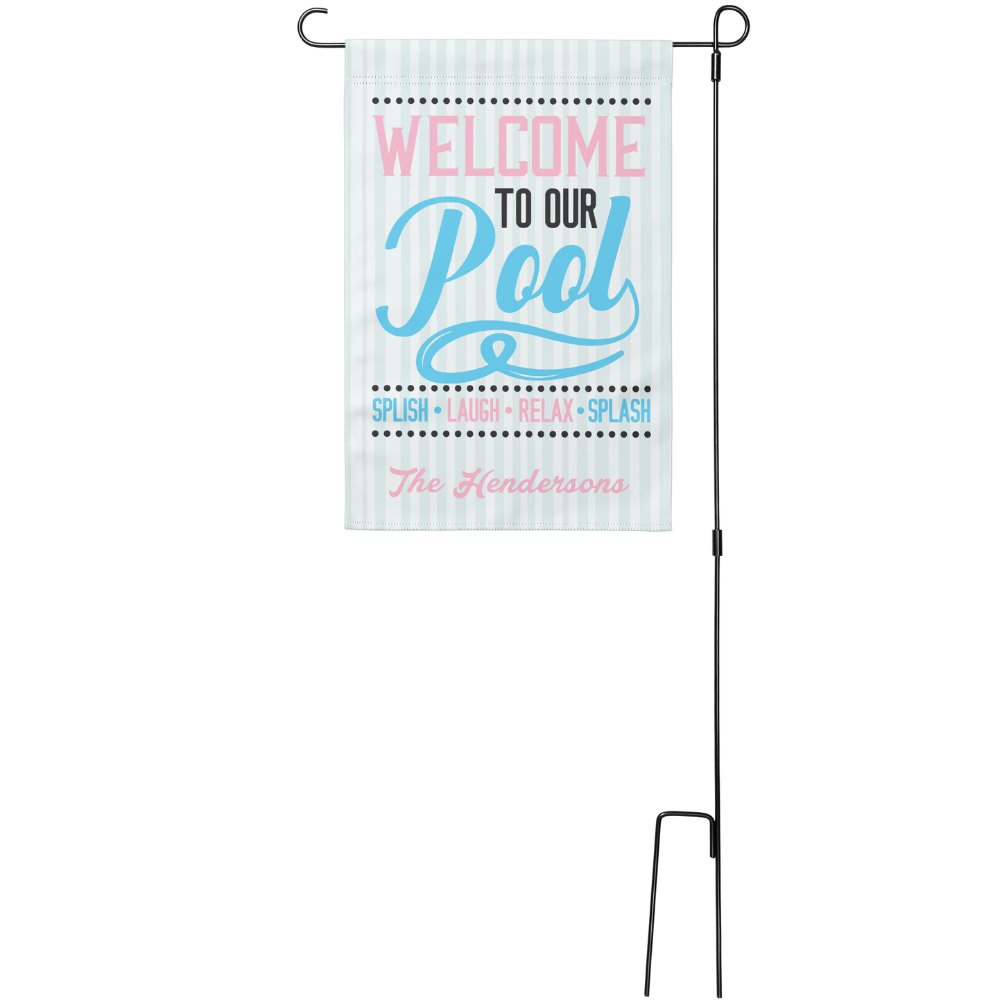 Welcome to our Pool Garden Flag