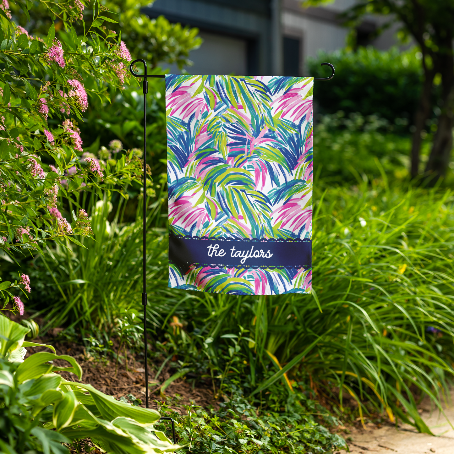 Midnight Tropic Garden Flag Collection