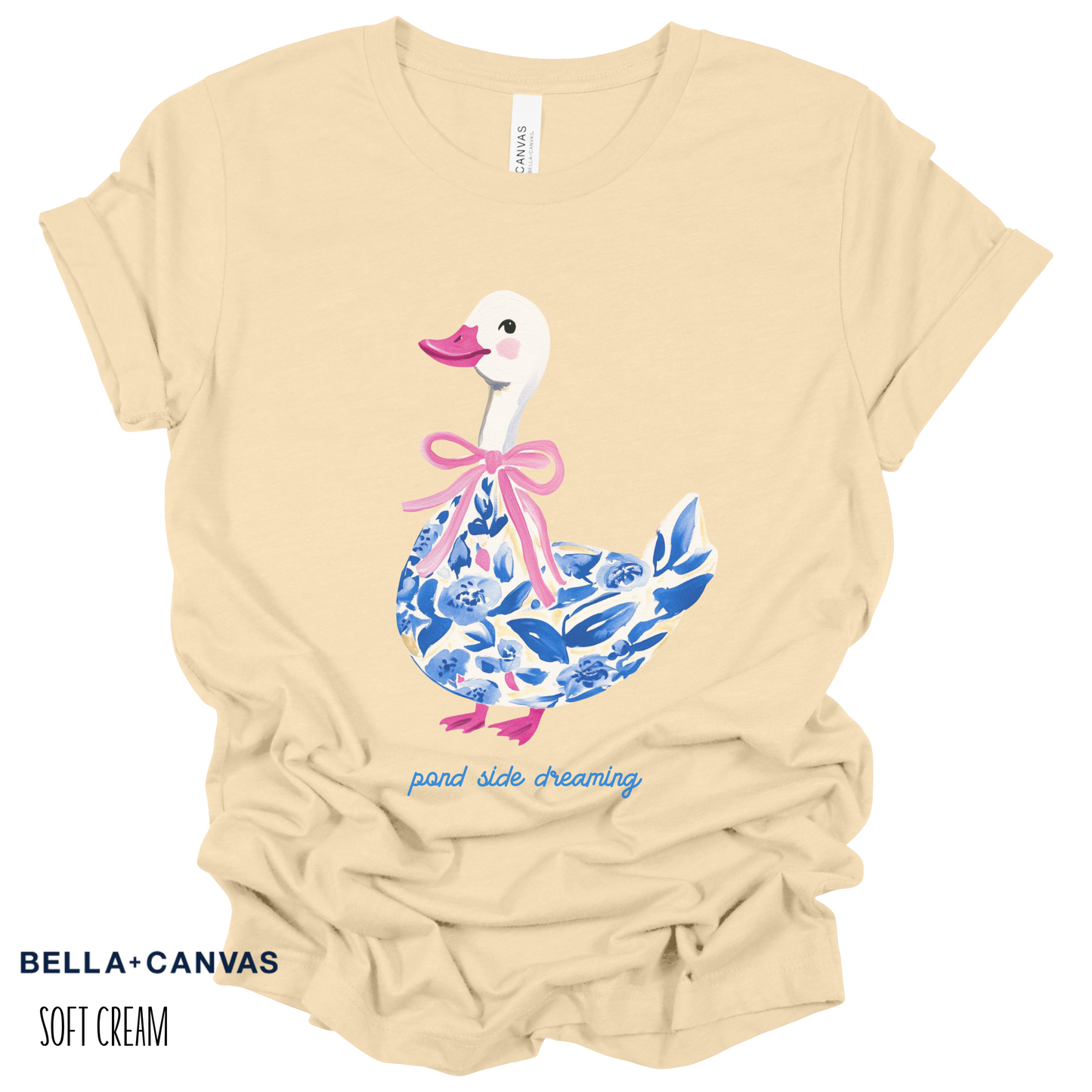 Duck in Blue Coquette Tee