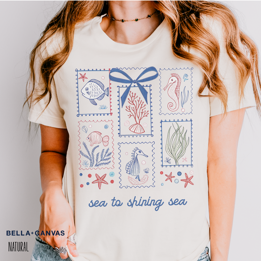 Sea to Shining Sea Personalized Tee