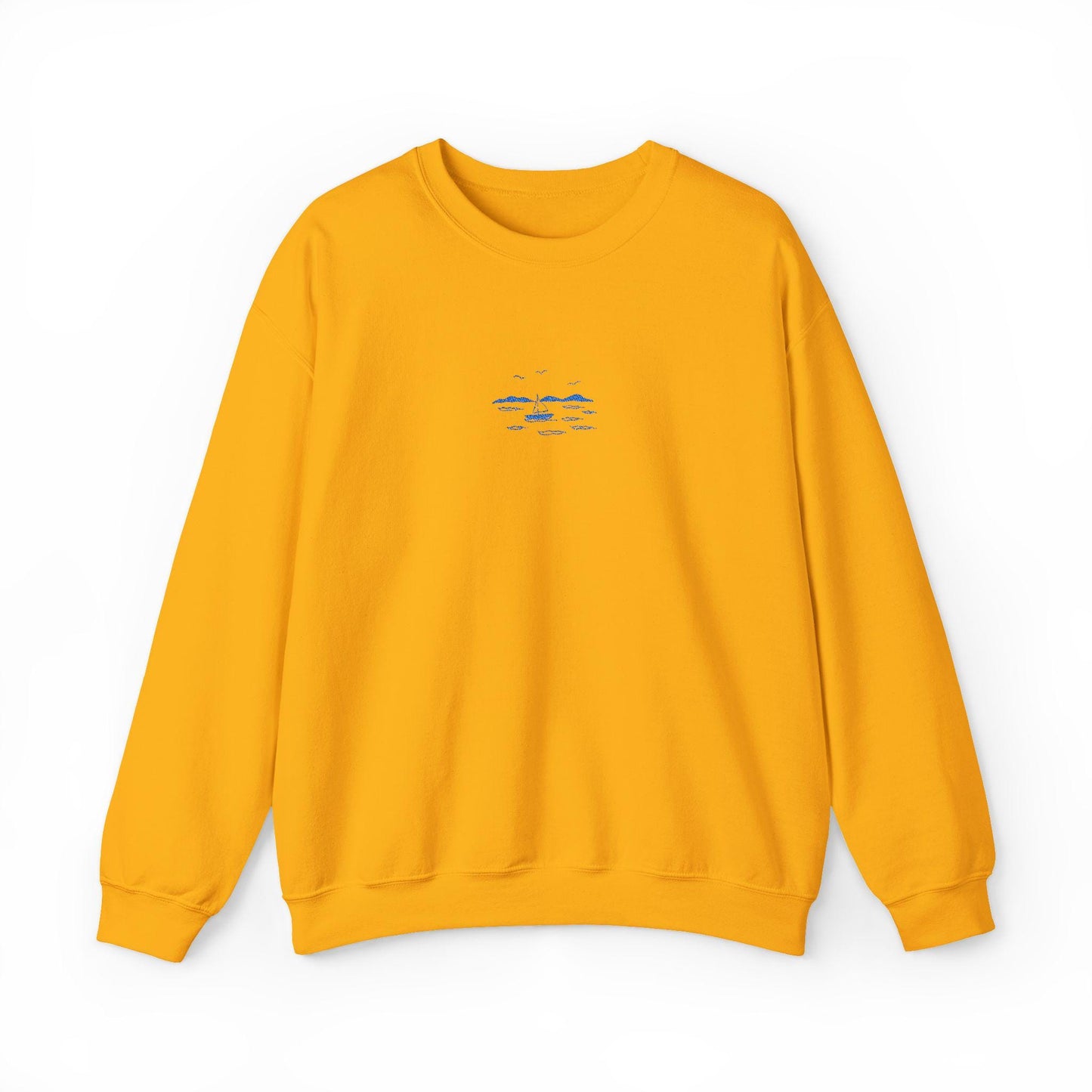 Yachts at Sea Embroidered Sweatshirt