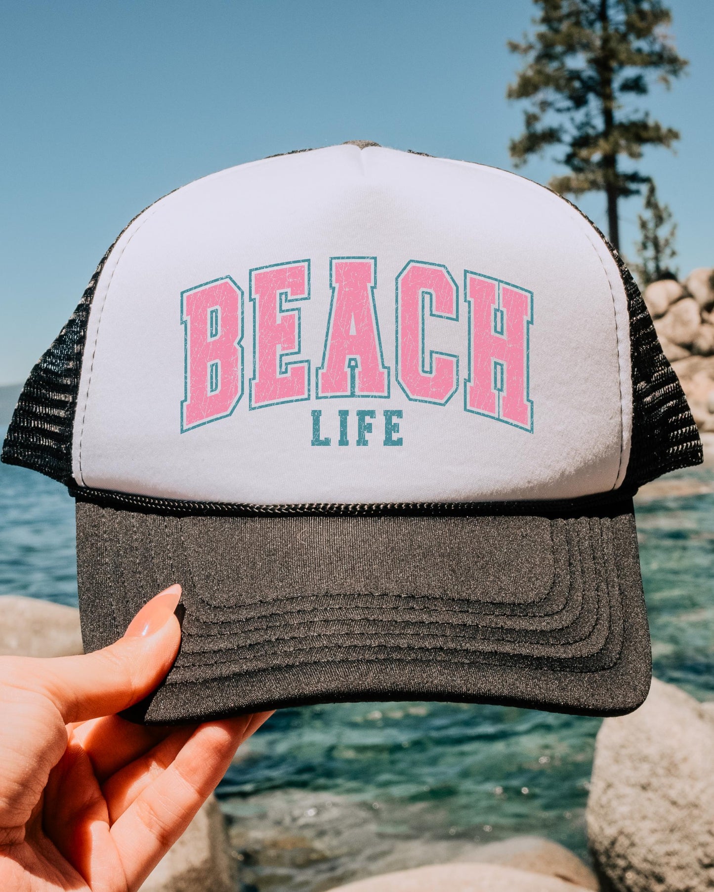 Beach Life 70s Trucker Hat