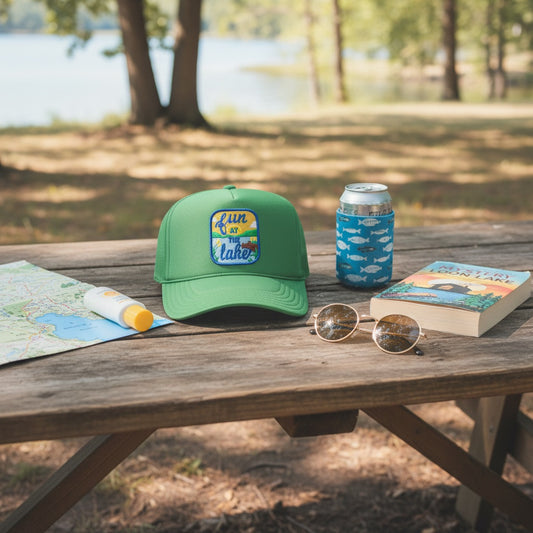 Fun at the Lake Patch Hat