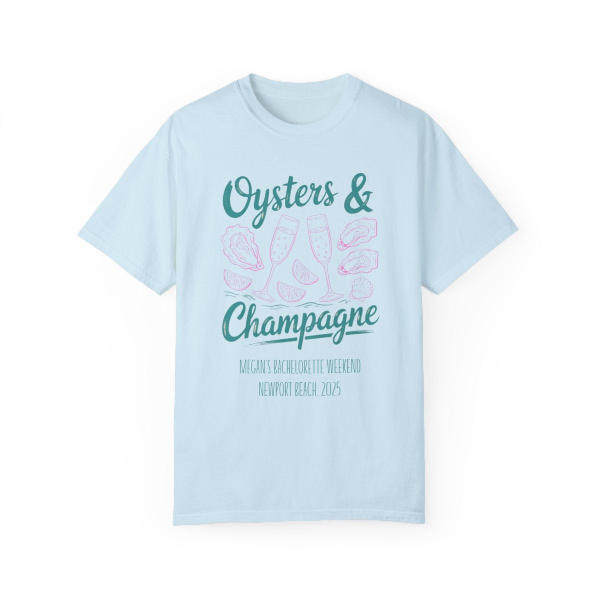 Oysters & Champagne Personalized Shirt