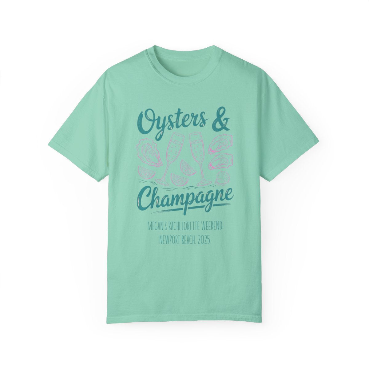 Oysters & Champagne Personalized Shirt