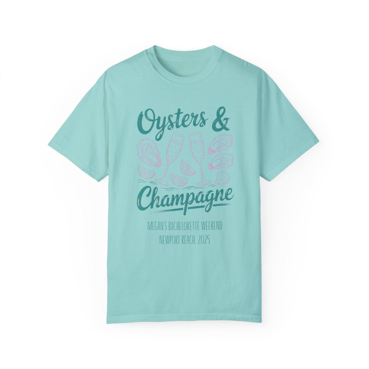 Oysters & Champagne Personalized Shirt