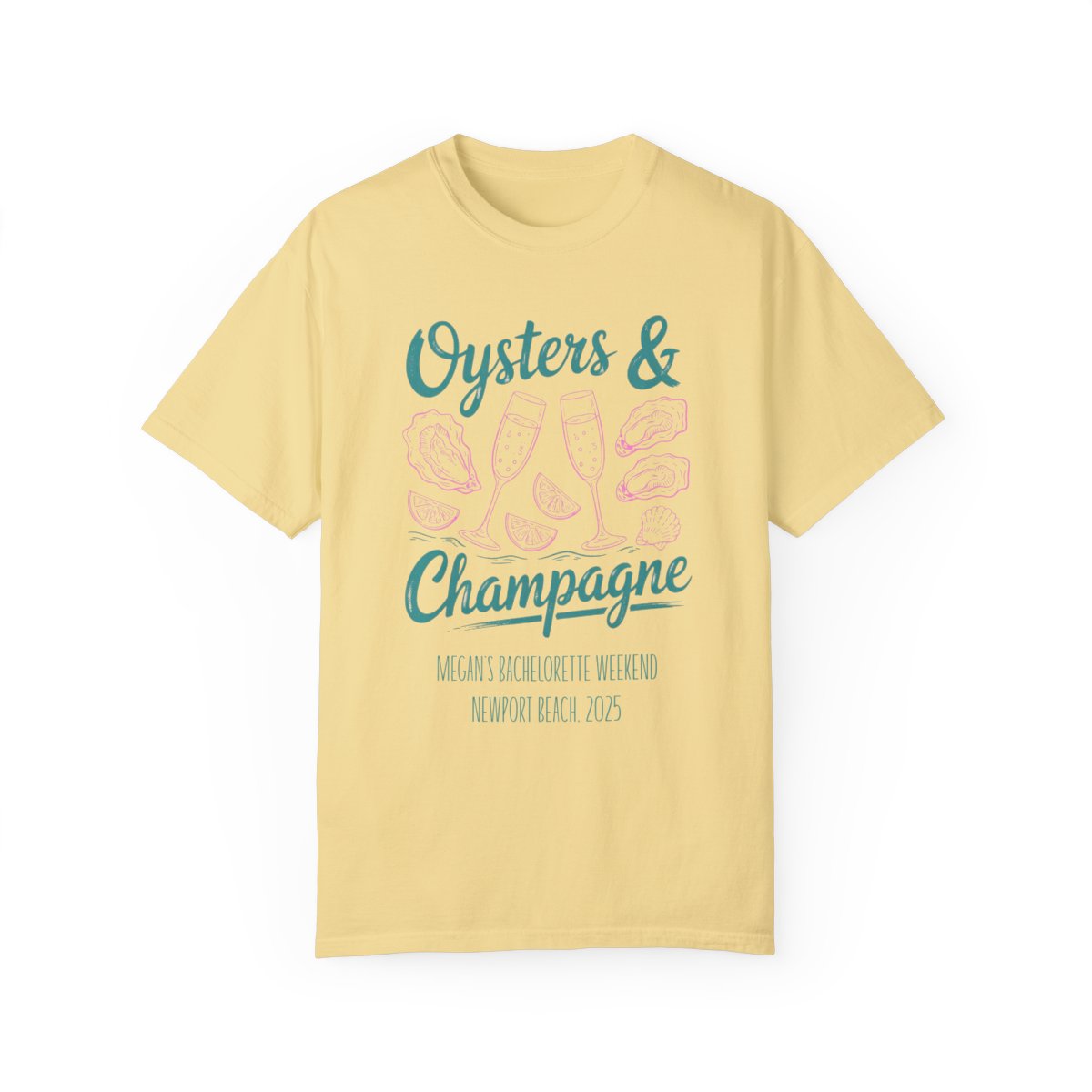 Oysters & Champagne Personalized Shirt