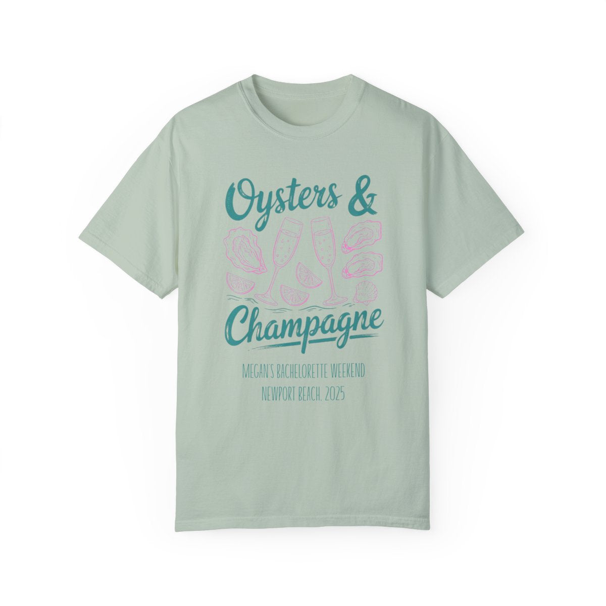Oysters & Champagne Personalized Shirt