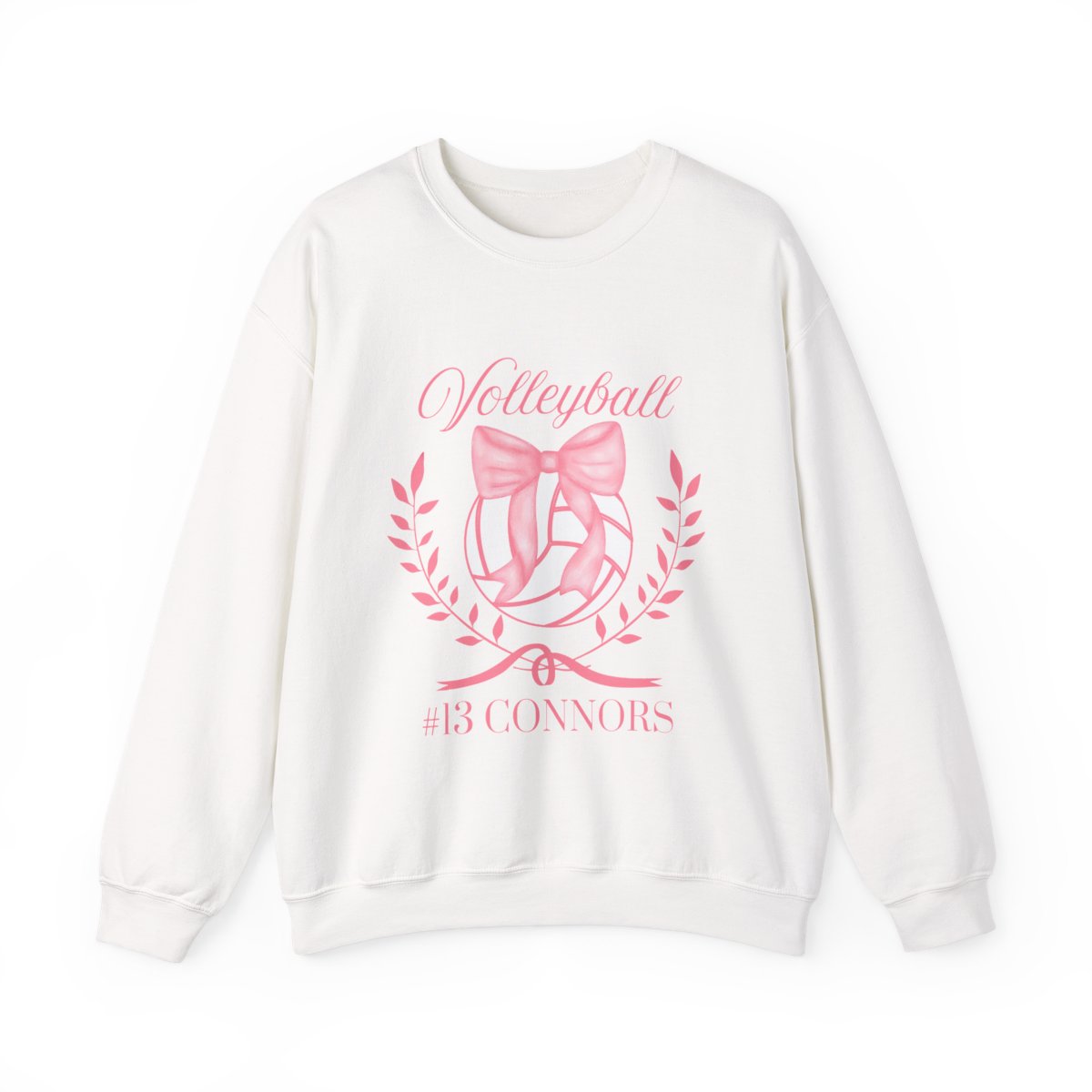 Personalized Volleyball Coquette Sweatshirt