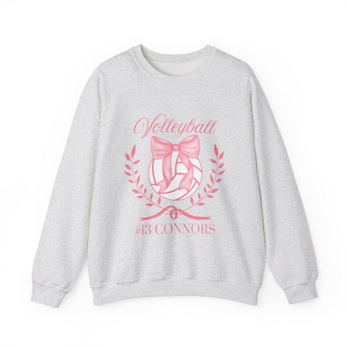 Personalized Volleyball Coquette Sweatshirt